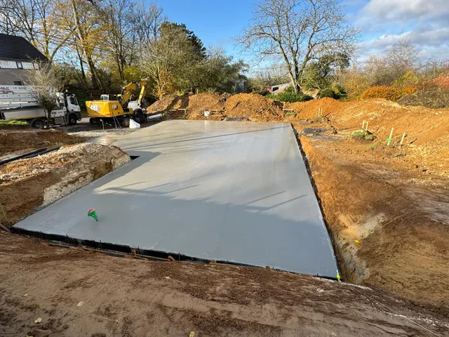 Dalle béton & terrassement